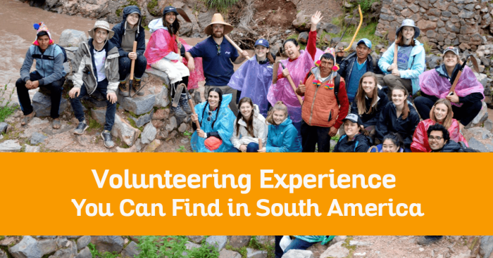 America south volunteering websites